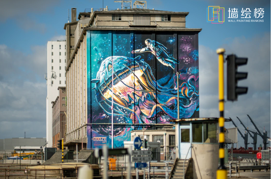 用英語單詞畫創(chuàng)意畫_在字母e上面畫創(chuàng)意畫_外墻創(chuàng)意畫