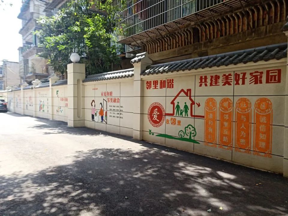 小區(qū)文化樓道,樓道墻_城市主題文化與特色城市構建_城市文化墻