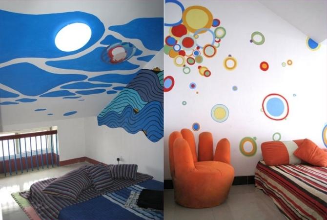 自己手繪墻面_墻面手繪創(chuàng)意圖案大全_墻面手繪圖案