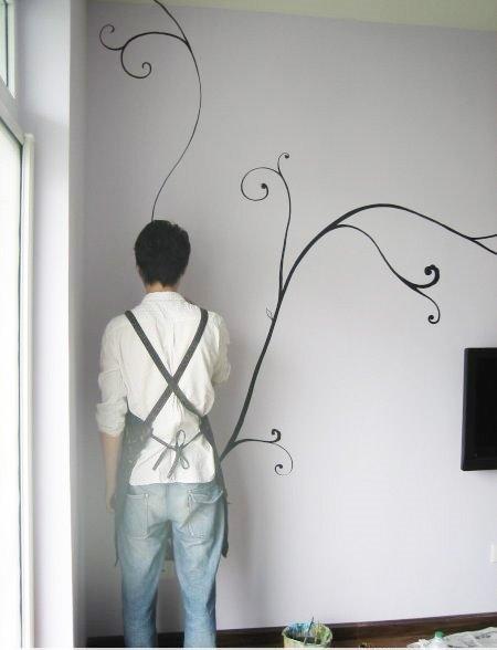 墻面手繪創(chuàng)意圖案大全_自己手繪墻面_墻面手繪圖案